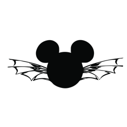 halloween mickey mouse bat svg, halloween svg, plotter file, crafting, fall leaves halloween pumpkin pumpkin bat svg