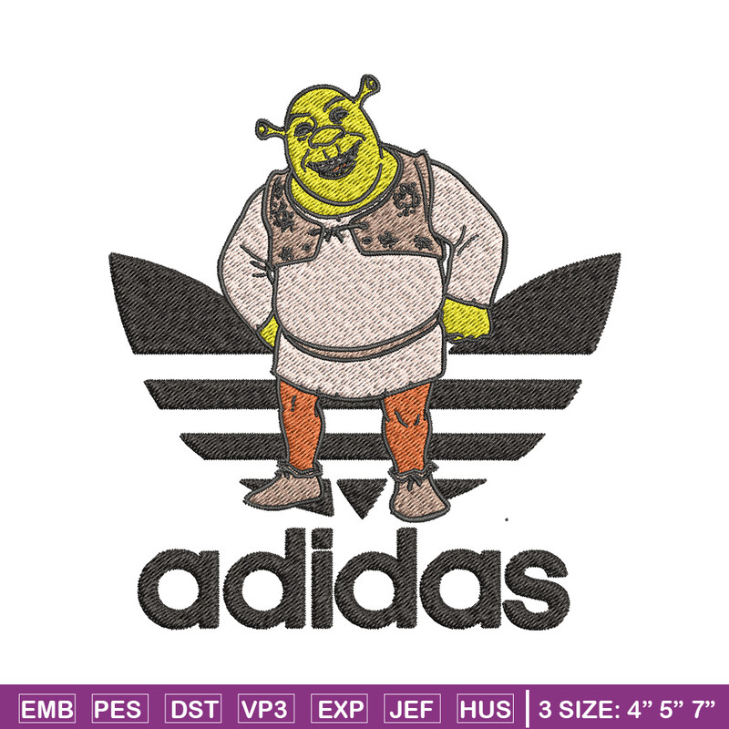 Monster adidas Embroidery Design, Adidas Embroidery, Embroidery File, Brand Embroidery, Logo shirt, Digital download.jpg