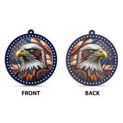 american bald eagle ornament: patriotic christmas tree decor