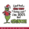 I Just Took A DNA Test Grinch Embroidery design, Grinch christmas Embroidery, Grinch design, Instant download.jpg