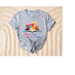 funny book nerd tshirt for bookish gift for reading enthusiasts, library shirt for book lovers, teacher gift, english te