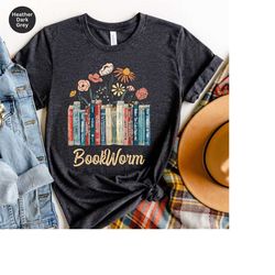 bookworm tshirt funny book shirts women teachers bookish book lover gift for reader shirt reading shirt book gift for li