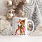 Retro Christmas Mug, Pink Christmas Reindeer Mug, Mid Century Modern Christmas Decor Vintage Reindeer Family Christmas Mug Coffee Lover Gift - 2.jpg