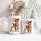 Retro Christmas Mug, Pink Christmas Reindeer Mug, Mid Century Modern Christmas Decor Vintage Reindeer Family Christmas Mug Coffee Lover Gift - 3.jpg