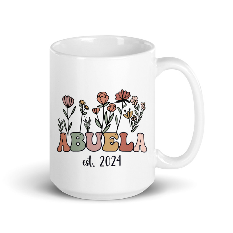 Abuela Mug, Promoted To Abuela 2024, Promoted To Abuelita, Abuela Gift, Announcement Mug, New Grandma Gift, New Baby Announcement - 2.jpg