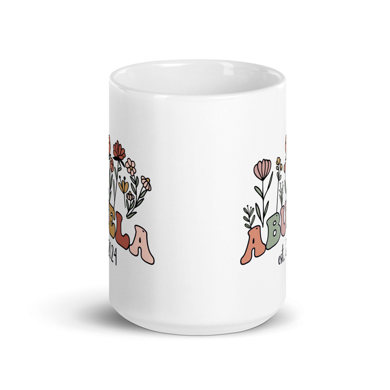 Abuela Mug, Promoted To Abuela 2024, Promoted To Abuelita, Abuela Gift, Announcement Mug, New Grandma Gift, New Baby Announcement - 3.jpg