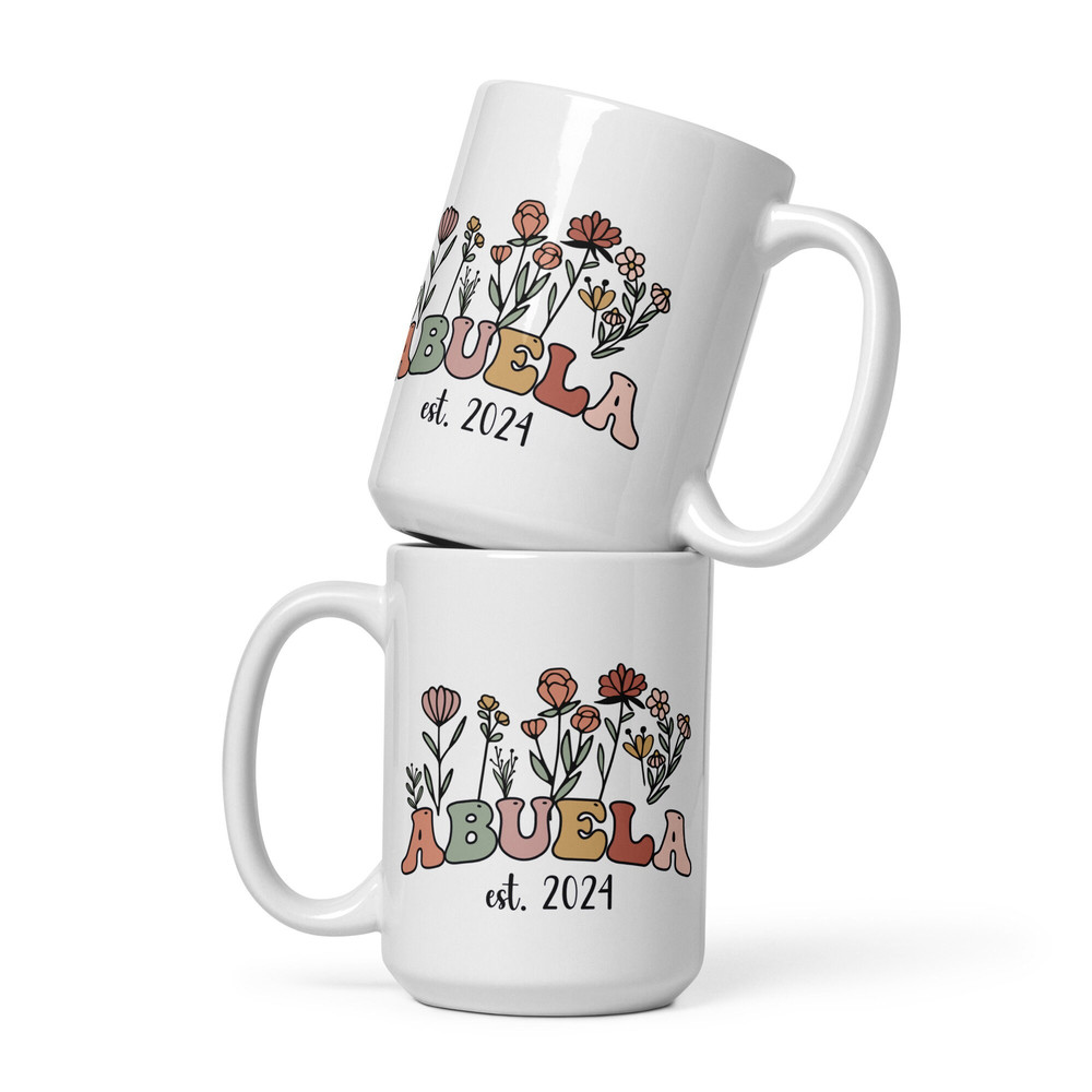 Abuela Mug, Promoted To Abuela 2024, Promoted To Abuelita, Abuela Gift, Announcement Mug, New Grandma Gift, New Baby Announcement - 4.jpg