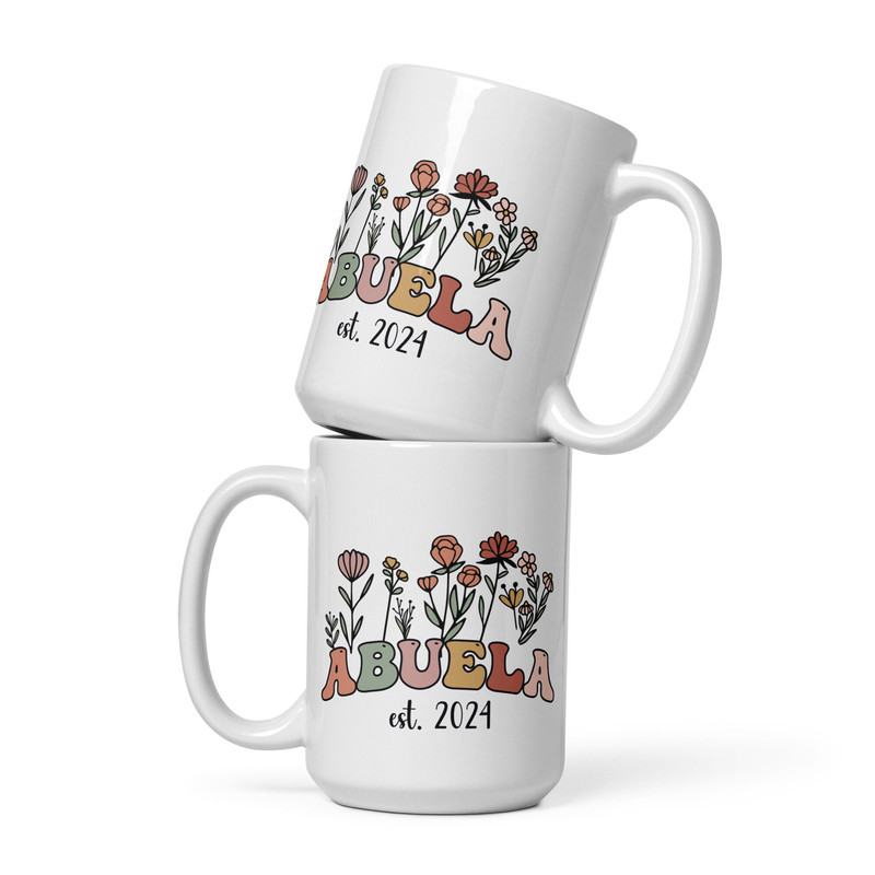 Abuela Mug, Promoted To Abuela 2024, Promoted To Abuelita, Abuela Gift, Announcement Mug, New Grandma Gift, New Baby Announcement - 4.jpg