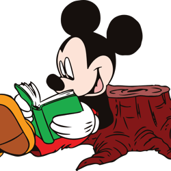 mickey mouse reading clipart, mickey mouse reading svg, mickey mouse svg, mickey head svg, mickey svg, digital download