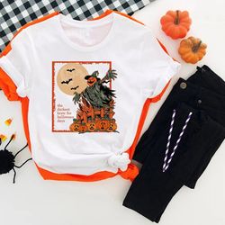 pumpkin scarecrow tshirt png, halloween party gift, the darkest brew for halloween days shirt png, scary pumpkins bats t