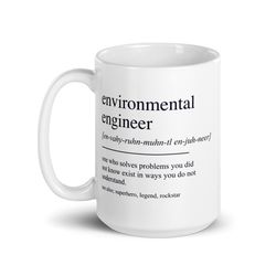 environmental engineer gift, environmental engineer mug, environmental engineering gift