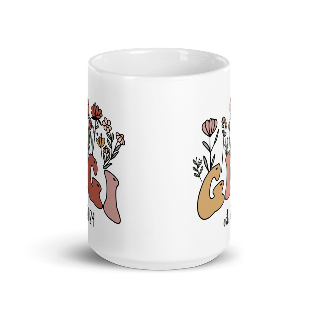 Gigi Mug, Promoted To Gigi 2024, Gigi Est 2024, Gigi Gift, Announcement Mug, New Grandma Gift, New Baby Announcement, Gifts For Gigi - 3.jpg
