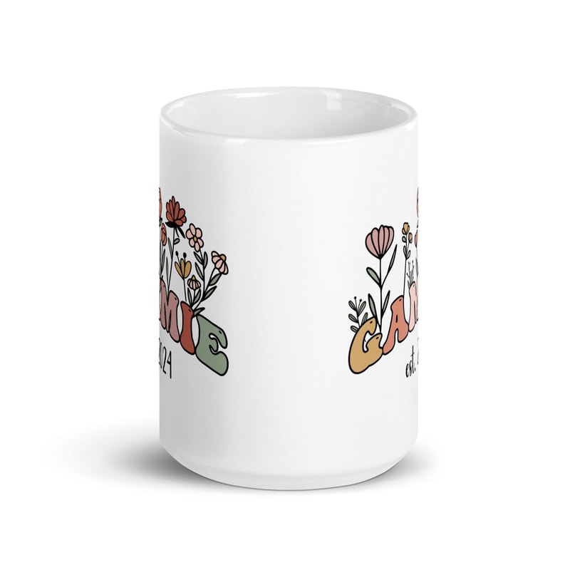 Gammie Mug, Promoted To Gammie 2024, Gammie Est 2024, Gammie Gift, Announcement Mug, New Grandma Gift, New Baby Announcement - 3.jpg