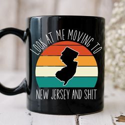moving to new jersey gift, moving to new jersey mug, moving gift