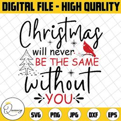 christmas will never be the same without you - snowman png clipart- winter holidays png, christmas png sublimation digi
