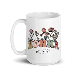 nonna mug, promoted to nonna 2024, nonna est 2024