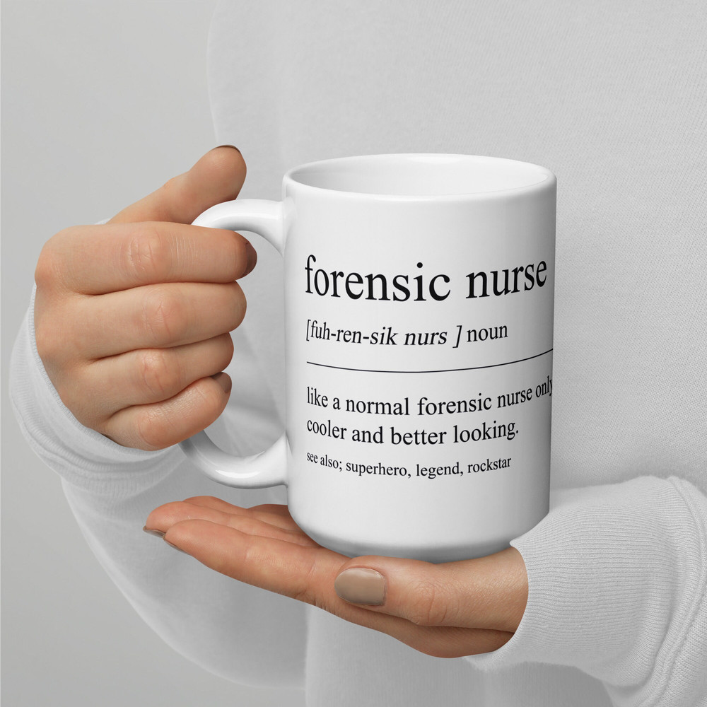 Personalized Forensic Nurse Gift, Funny Forensic Nurse Mug, Forensic Nurse Graduate, Forensic Nurse Student, Forensic Nurse Graduation Gift - 5.jpg