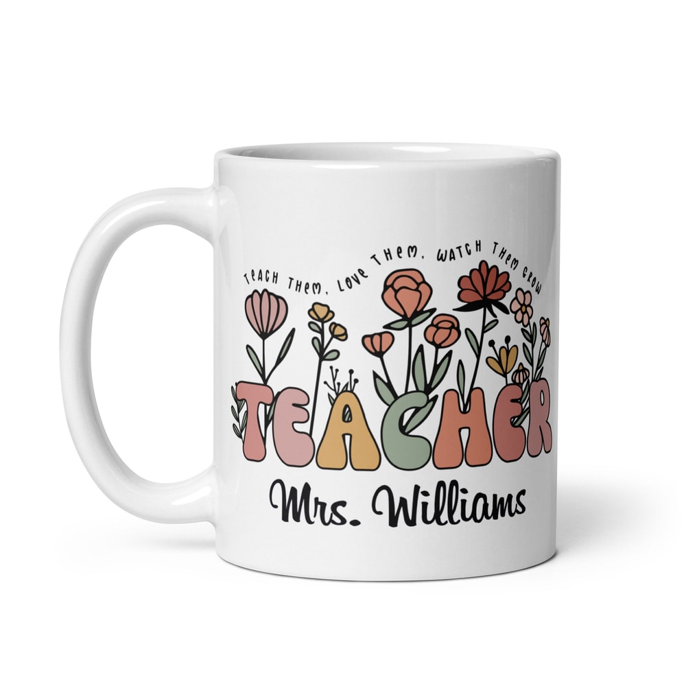 Preschool Teacher Mug, Custom Teacher Coffee Mug, Customized Teachers Gift, Custom Gifts For Teacher, Teacher Appreciation Mug - 2.jpg