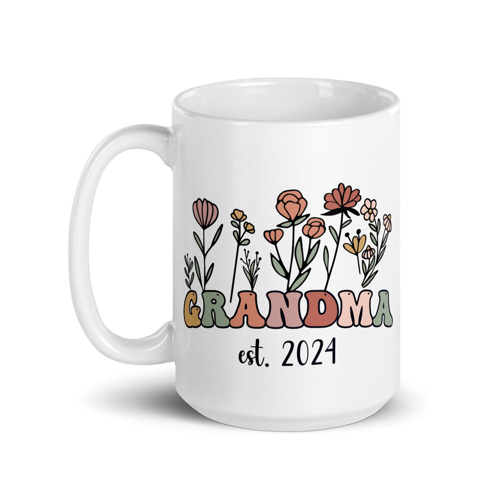 Promoted To Grandma 2024, New Grandma Mug, New Grandma Gift Ideas, Pregnancy Announcement Mug, New Baby Announcement Gift - 1.jpg