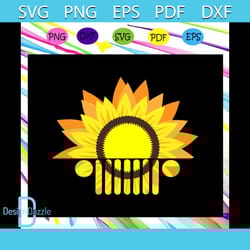 sunflower jeep, jeep svg, jeep clipart, jeep lover, jeep lover gift, jeep lover svg, jeep lover party, jeep driver svg,t