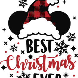 best christmas ever svg, mickey ears christmas, cutting files in svg, eps, dxf and png, christmas svg, digital download