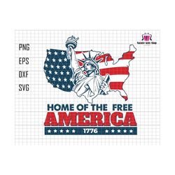 home of the free america 1776 svg, america 1776 svg,4th of july svg, usa svg, independence day svg, america svg, patriotic svg, usa flag svg