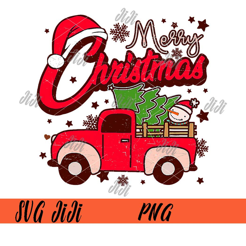 Groovy-Merry-Christmas-Red-Truck-PNG,-Retro-Season-Winter-PNG.jpg