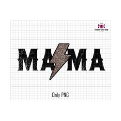 mama png, leopard mama png, retro mama png, mothers day png, leopard grunge mama png, mama western design png, mama leopard lightning bolt