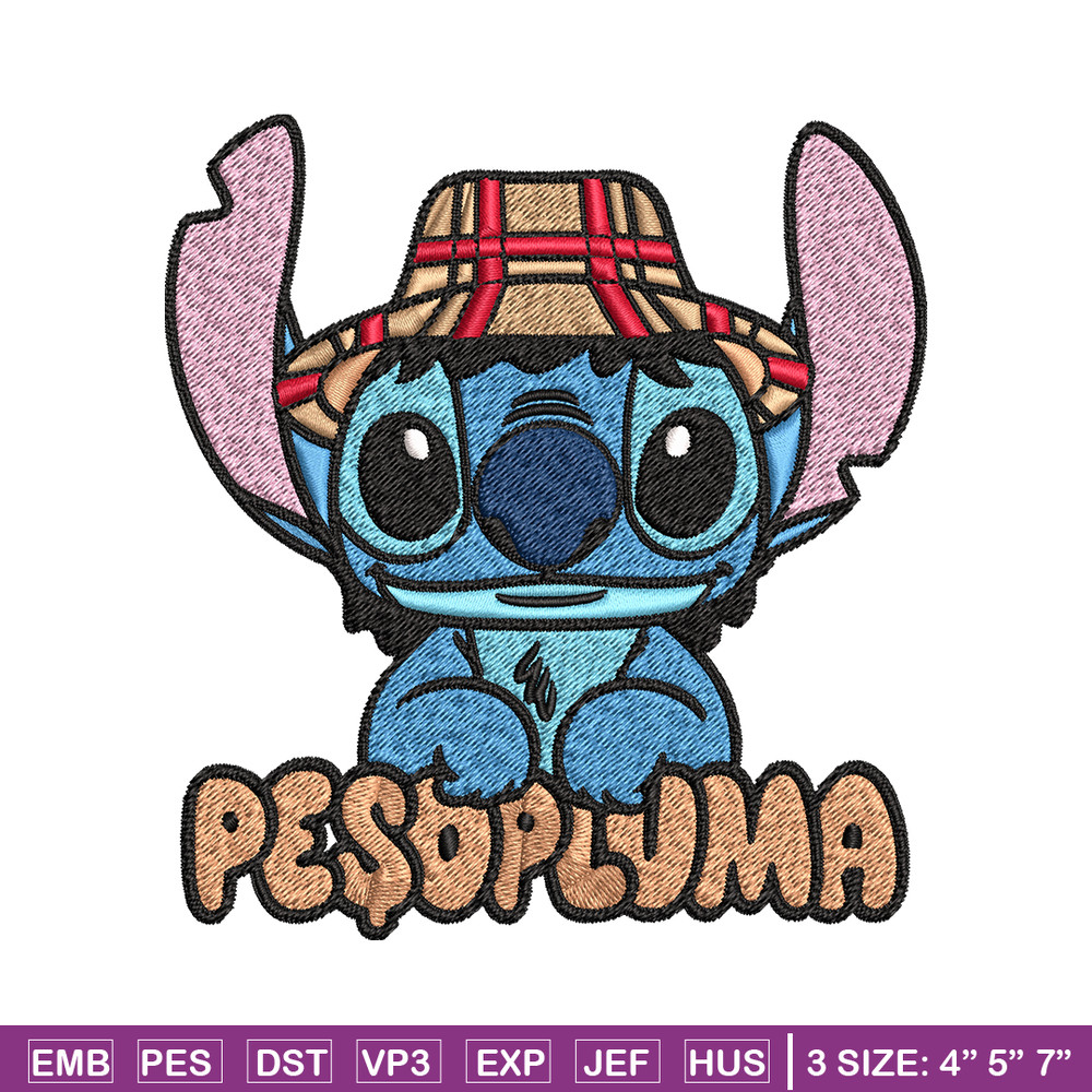 Peso Pluma Stitch Embroidery design, Peso Pluma Stitch Embroidery, cartoon design, Embroidery File, Digital download..jpg