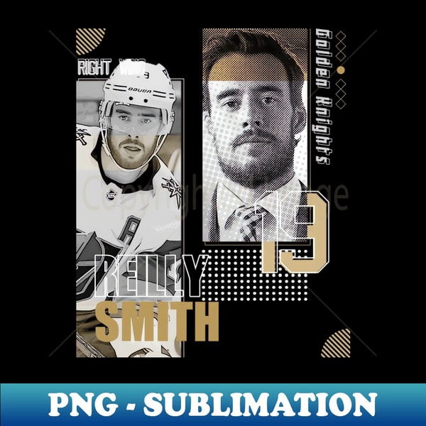Reilly Smith hockey Paper Poster Golden Knights 7 - Retro PN | Inspire ...