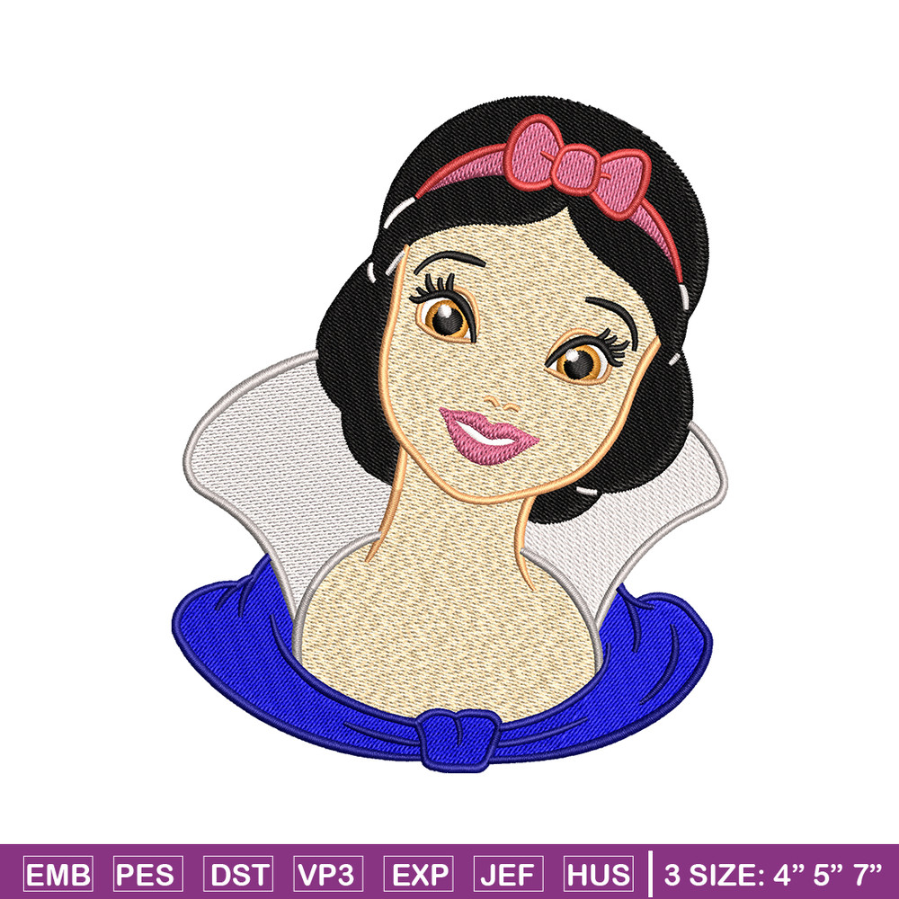 Snow White embroidery design, Disney embroidery, Disney design, embroidery file, logo shirt, Digital download..jpg
