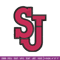 St John's Red Storm embroidery design, St John's Red Storm embroidery, logo Sport, Sport embroidery, NCAA embroidery.jpg