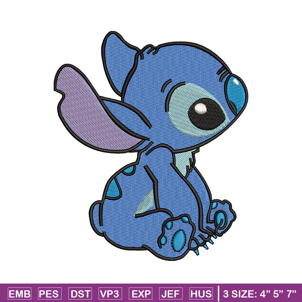 Stitch embroidery design, Stitch cartoon embroidery, cartoon design, embroidery file, logo shirt, Digital download..jpg