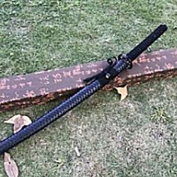 handmade japanese samurai katana sword folded steel fulltang