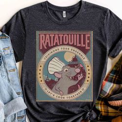 disney and pixars ratatouille chef remy lets cook together shirt, unisex t-shirt family birthday gift adult kid toddler