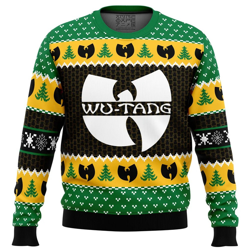 Yah Its Christmas Time Yo Wu Tang Clan All Over Print Hoodie 3D Zip Hoodie 3D Ugly Christmas Sweater 3D Fleece Hoodie