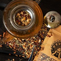 Organic Herbal Tea Blend Immune support tea Detox tea Metabolism booster Apple Rose Hips Rosemary