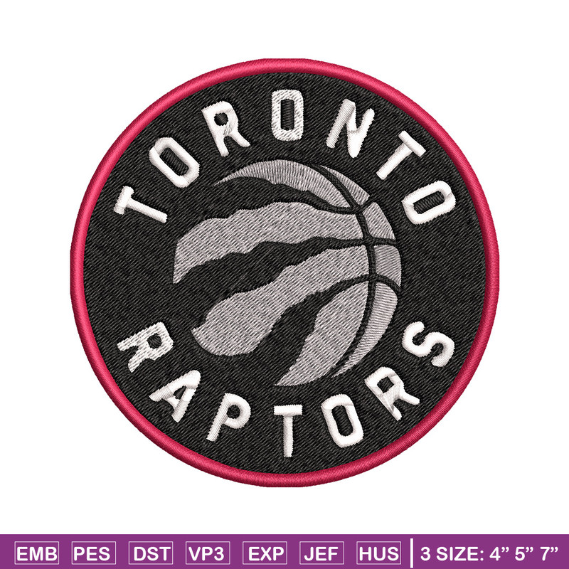 Toronto Raptors logo Embroidery, NBA Embroidery, Sport embroidery, Logo Embroidery, NBA Embroidery design..jpg