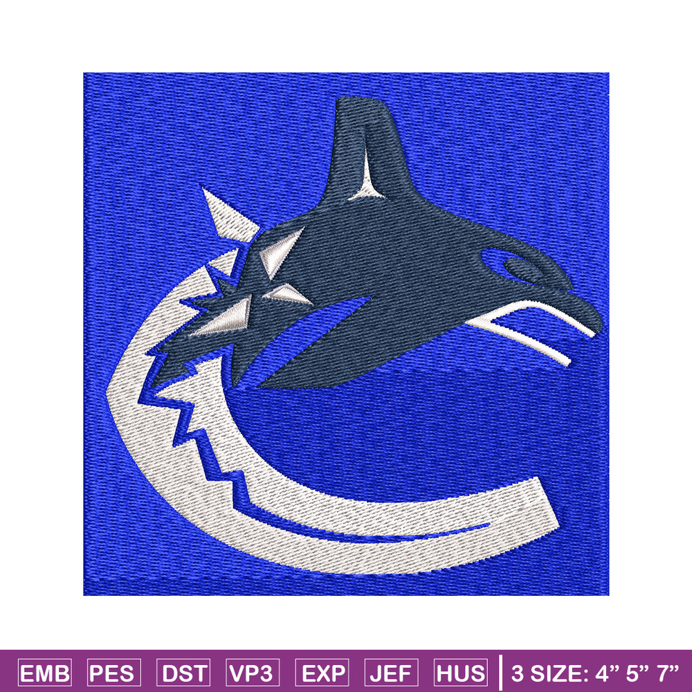 Vancouver Canucks logo Embroidery, NHL Embroidery, Sport embroidery, Logo Embroidery, NHL Embroidery design..jpg