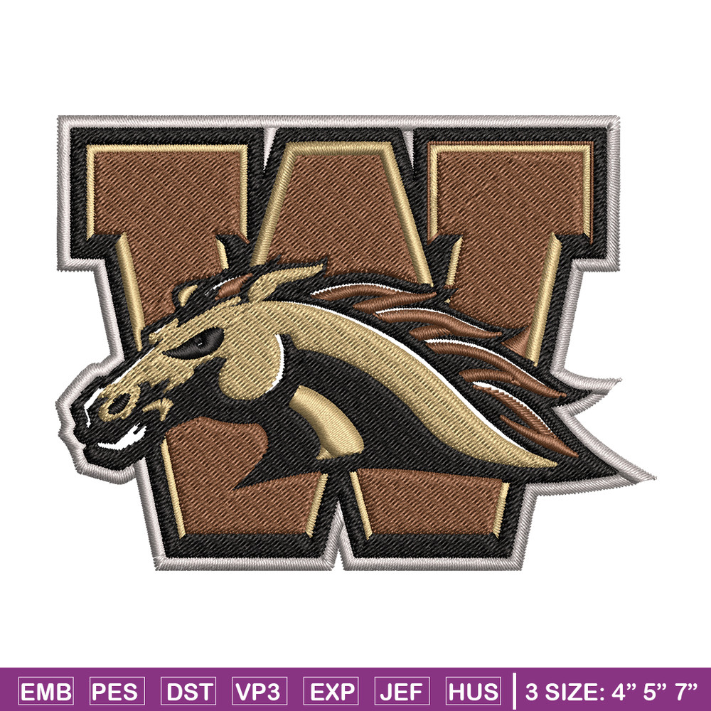 Western Michigan Broncos embroidery design, Western Michigan Broncos embroidery, Sport embroidery, NCAA embroidery..jpg