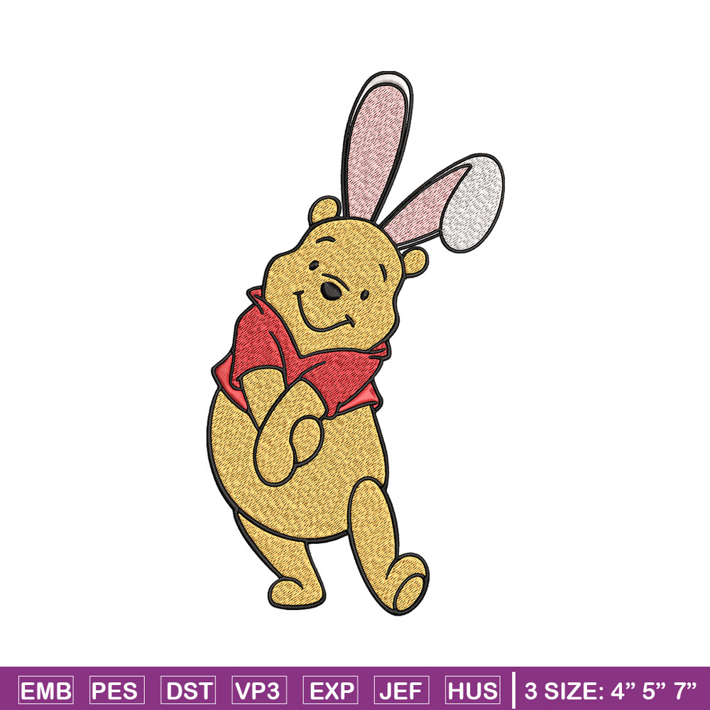 Winnie The Pooh Embroidery design, Winnie The Pooh Embroidery, Embroidery File, cartoon design, Digital download..jpg