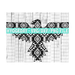 aztec thunderbird svg dxf png, boho svg, tribal, pattern, western svg, decorative,