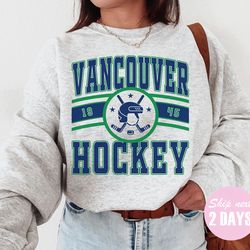 limited vancouver canuck, vintage vancouver canuck sweatshirt tee, canucks sweater, canucks tee, hockey fan, retro vanco