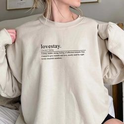 lovestay dictionary shirt, trending unisex tee shirt, unique shirt gift for fan, kpop fan shirt, lovestay dictionary swe