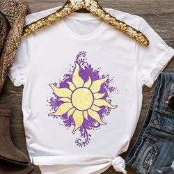 disney tangled princess rapunzel sunshine doodle shirt, disneyland vacation trip unisex t-shirt family birthday gift adu