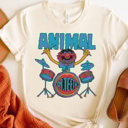 disney the muppets animal dr teeth & electric mayhem vintage shirt, magic kingdom unisex t-shirt family birthday gift ad