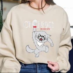 vintage ncaa cincinnati sweatshirt, bearcats shirt, university of cincinnati,football lover gift, gift for himher, game
