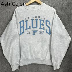 vintage st louis blues sweatshirt, vintage nhl st louis hockey unisex shirt, hockey lover gifts for fan, gift for himher