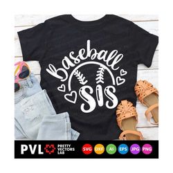baseball sis svg, baseball sister svg, girl baseball cut files, biggest fan svg dxf eps png, cheer sister, baby clipart,
