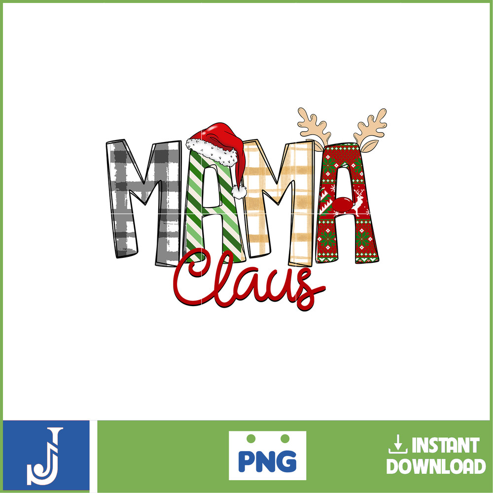 Gigi Claus Christmas Png, Aunt Claus Png, Mama Claus Png, Matching Family Png, Grandma Claus Png, Santa Christmas Png (9).jpg